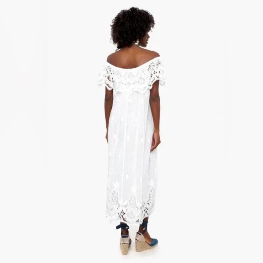 Tuckernuck White Off‑Shoulder Lace Maxi Dress - Picture 2 of 6
